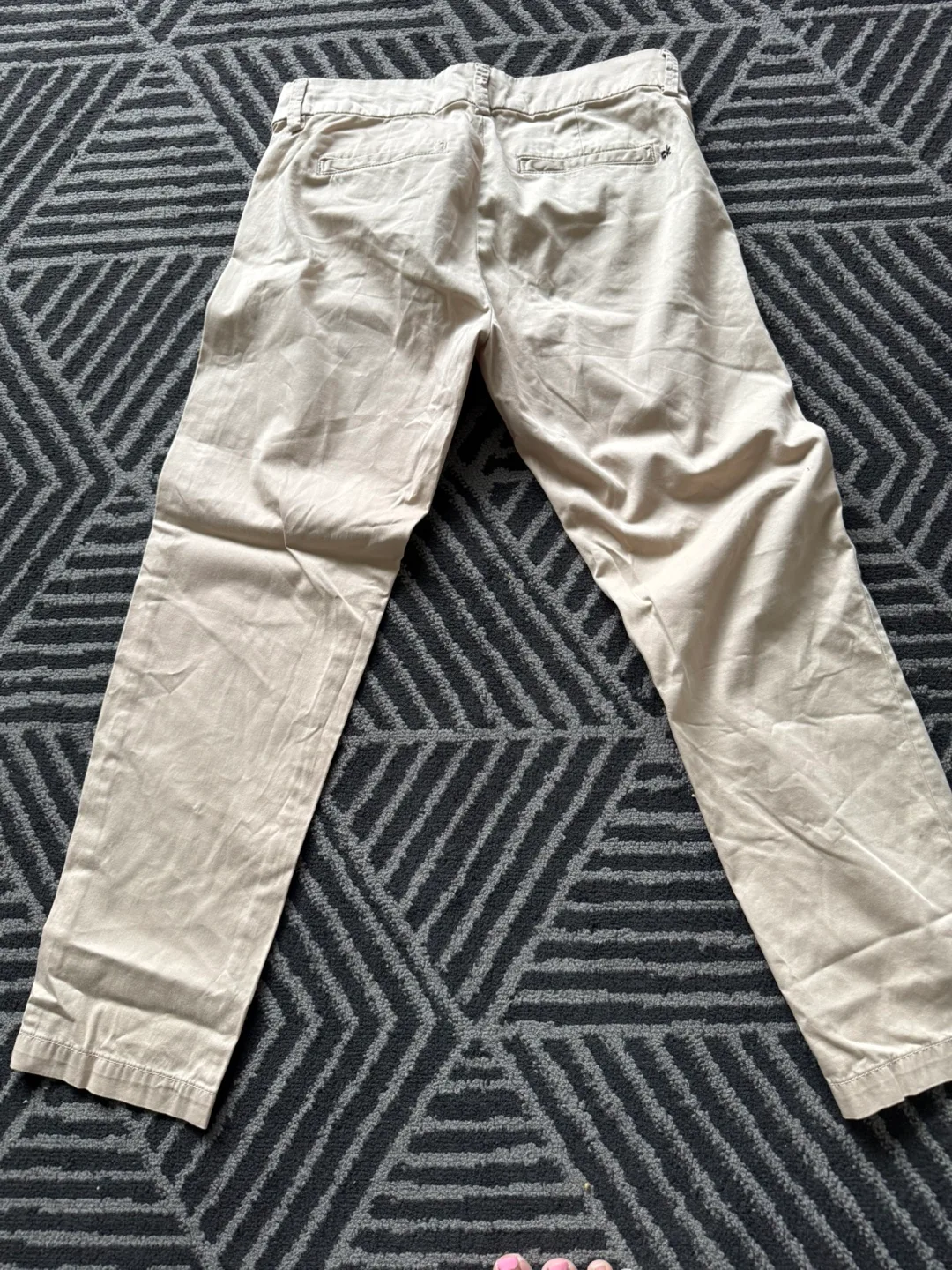 Women's Calvin Klein Beige Trousers - Size 2 thumbnail