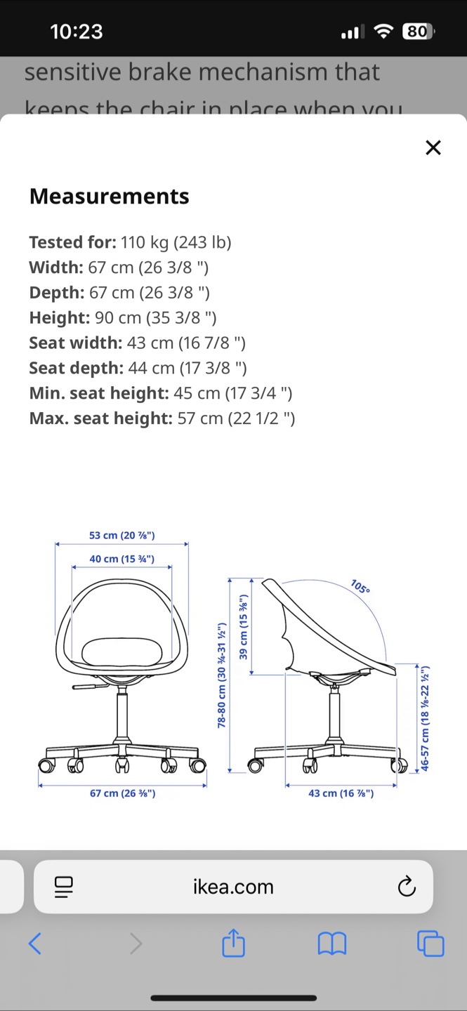 IKEA Swivel Chair with Pad | Fixed height - photo 5