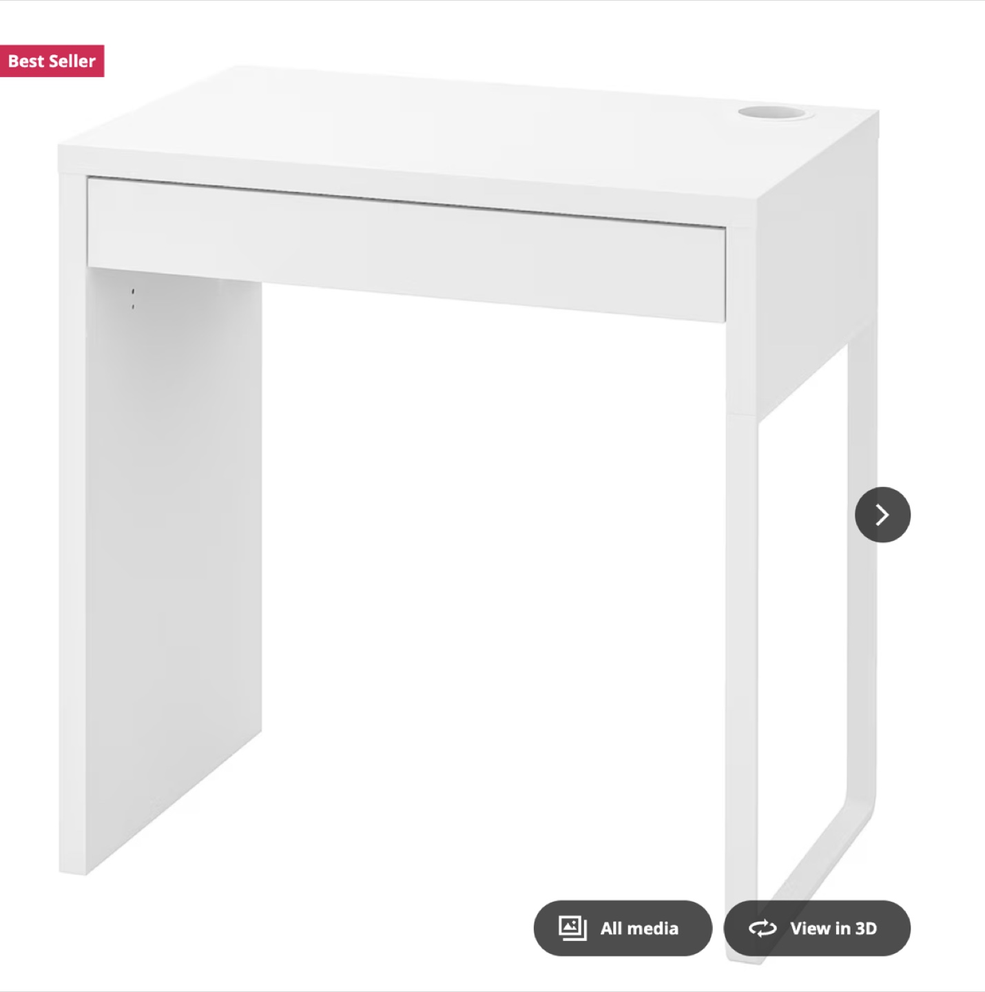 IKEA MICKE Desk - White - photo 3