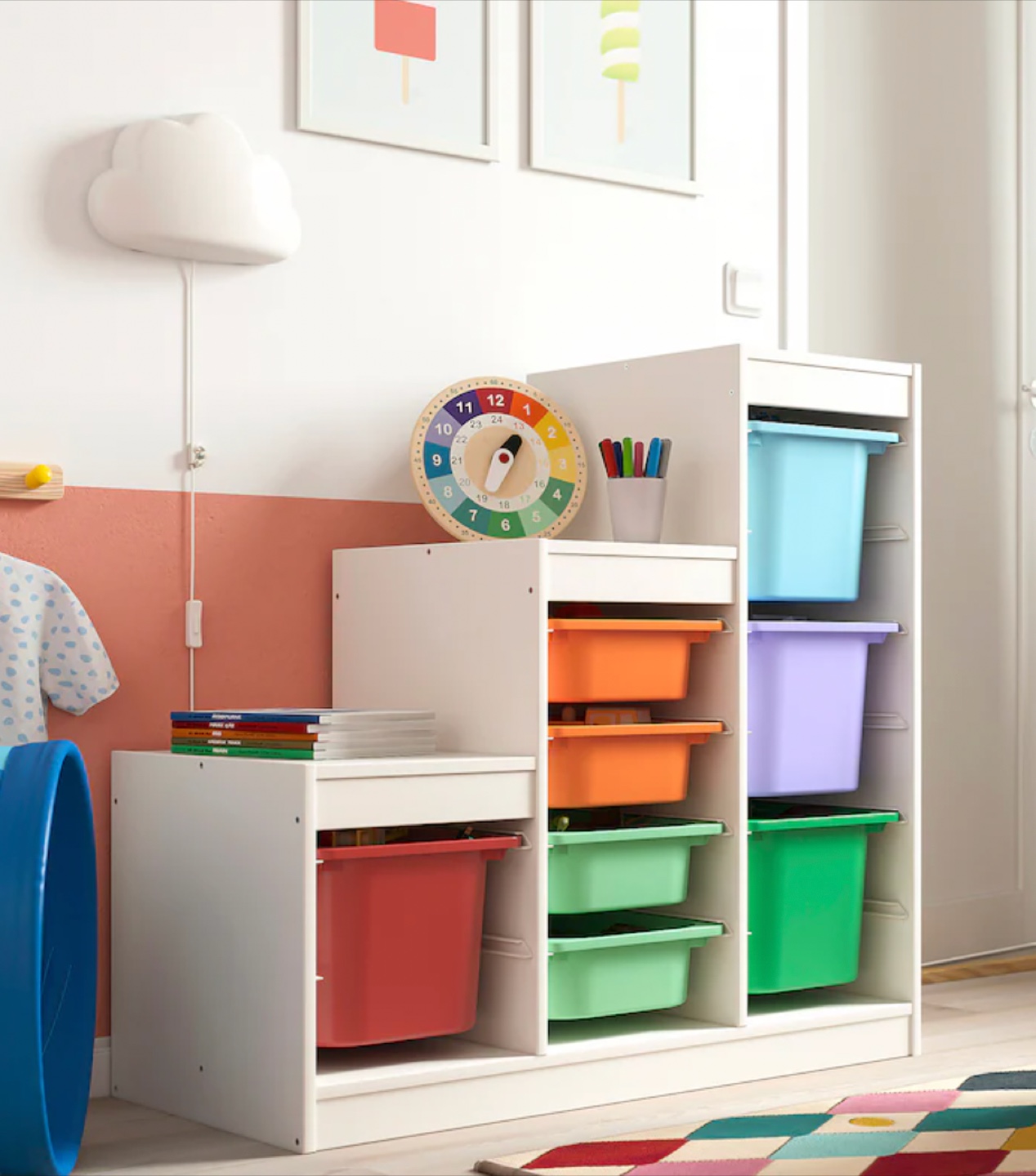 IKEA TROFAST Storage Combination with Bins - photo 2