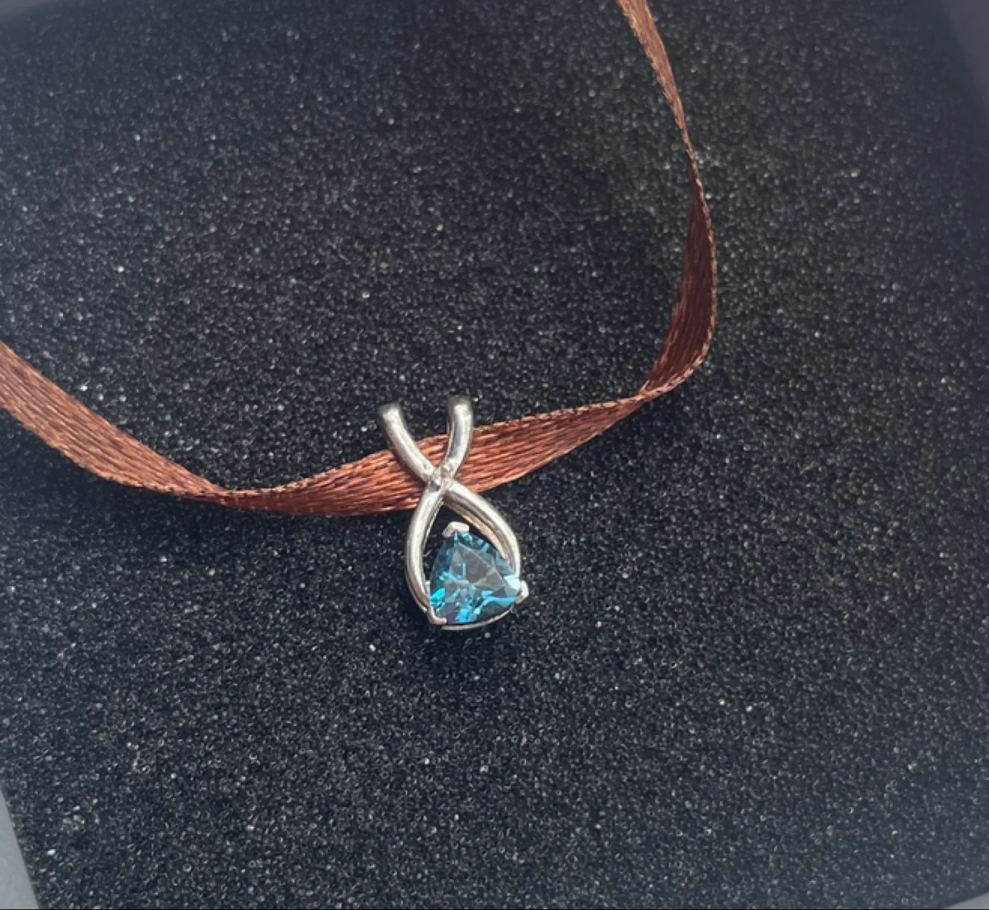 🏒Angara Blue Topaz Pendant image indicator(2)