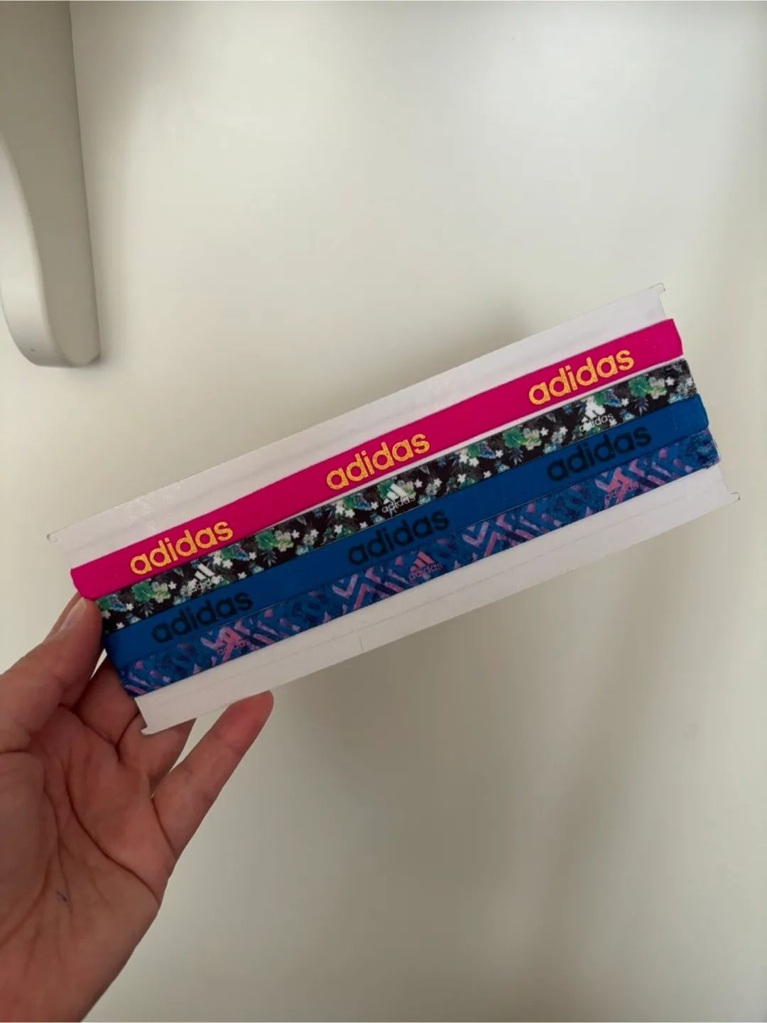 Adidas Headbands - 4 pack, brand new thumbnail