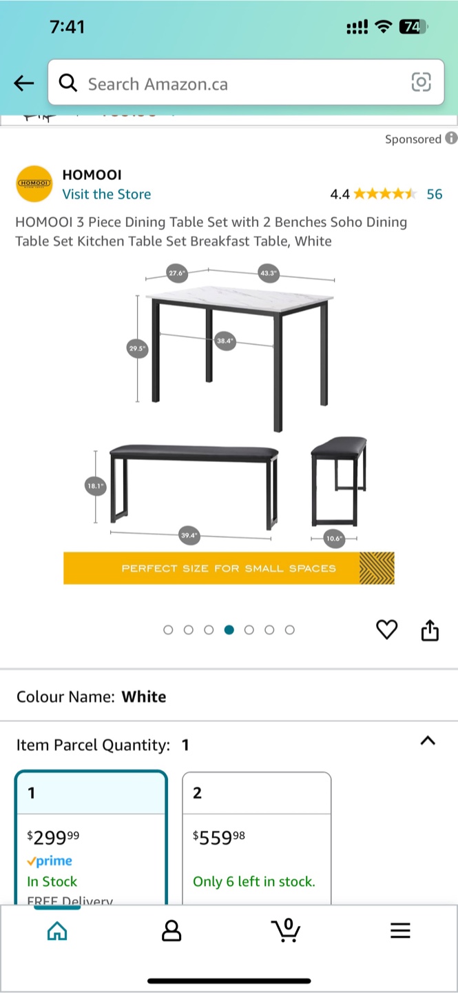 Table with 2 benches - photo 2