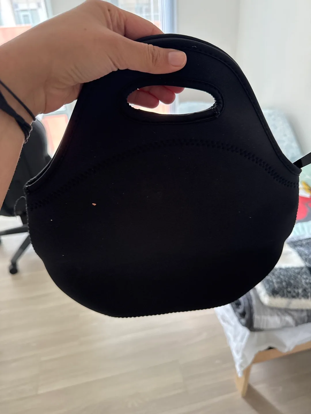 Black Neoprene Lunch Bag thumbnail