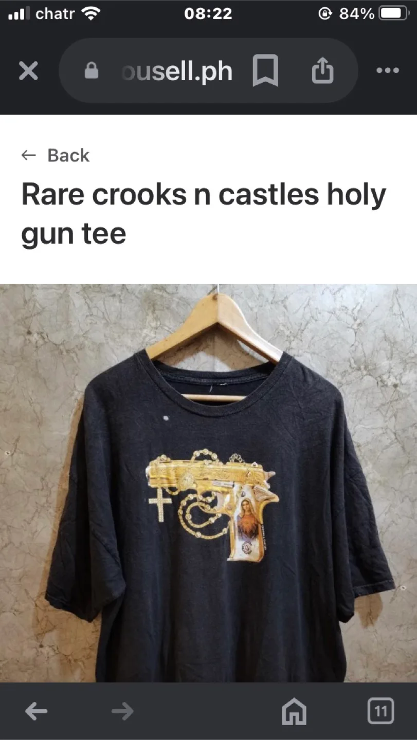 Crooks & Castles Holy Gun Tee - 3XL image indicator(5)