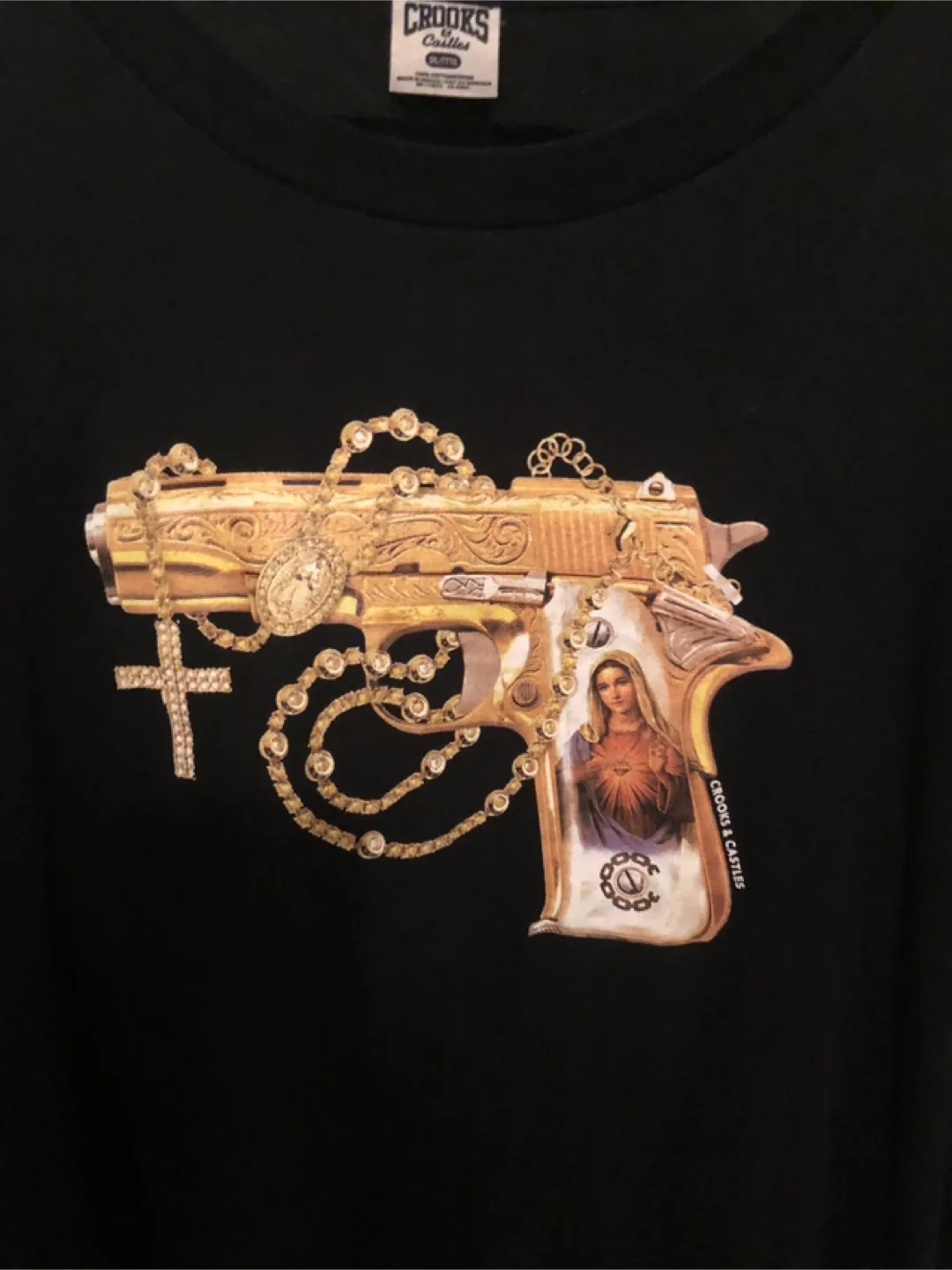 Crooks & Castles Holy Gun Tee - 3XL image indicator(2)