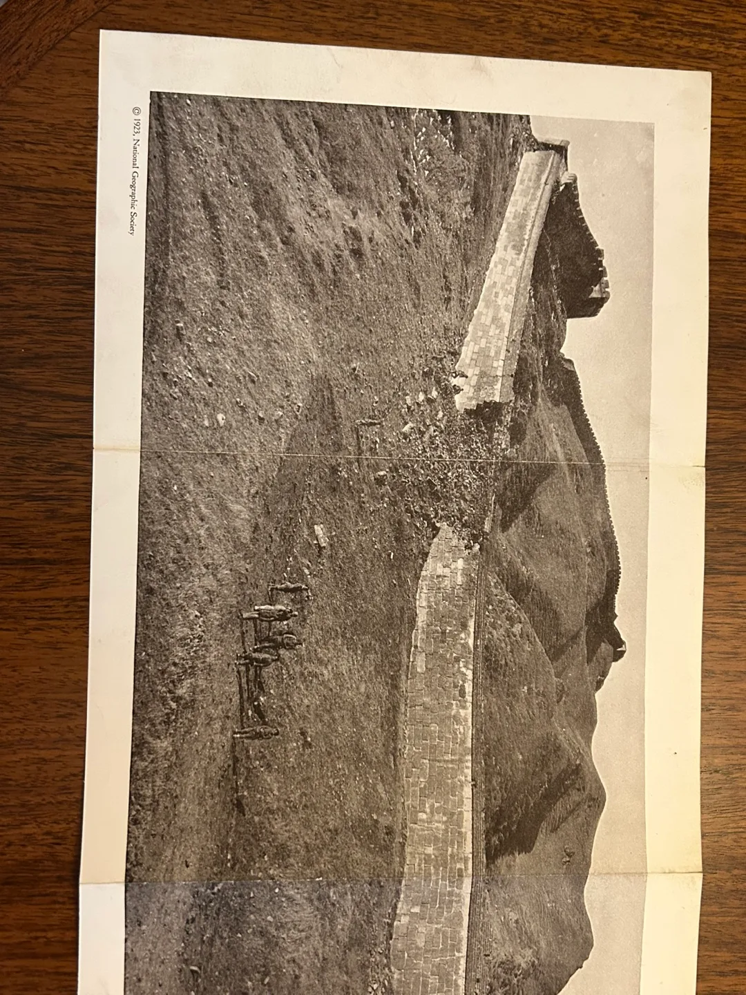 $6 Antique photo China National Geographic 1923 Great Wall China image indicator(3)