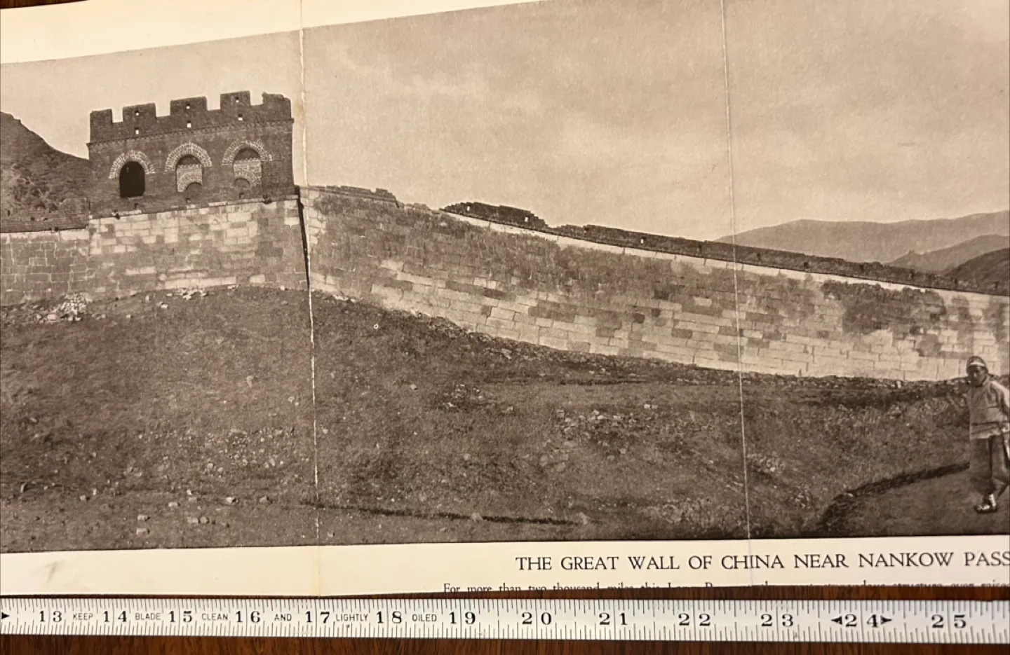 $6 Antique photo China National Geographic 1923 Great Wall China image indicator(10)