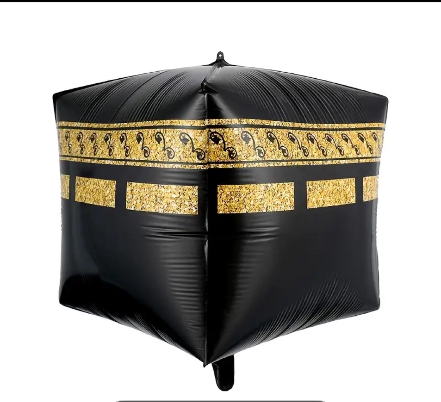 Black Hajj Mubarak Square Foil Balloons - photo 3