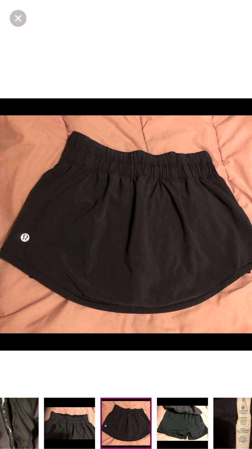 Lululemon Black Skirt Size 4 - photo 2