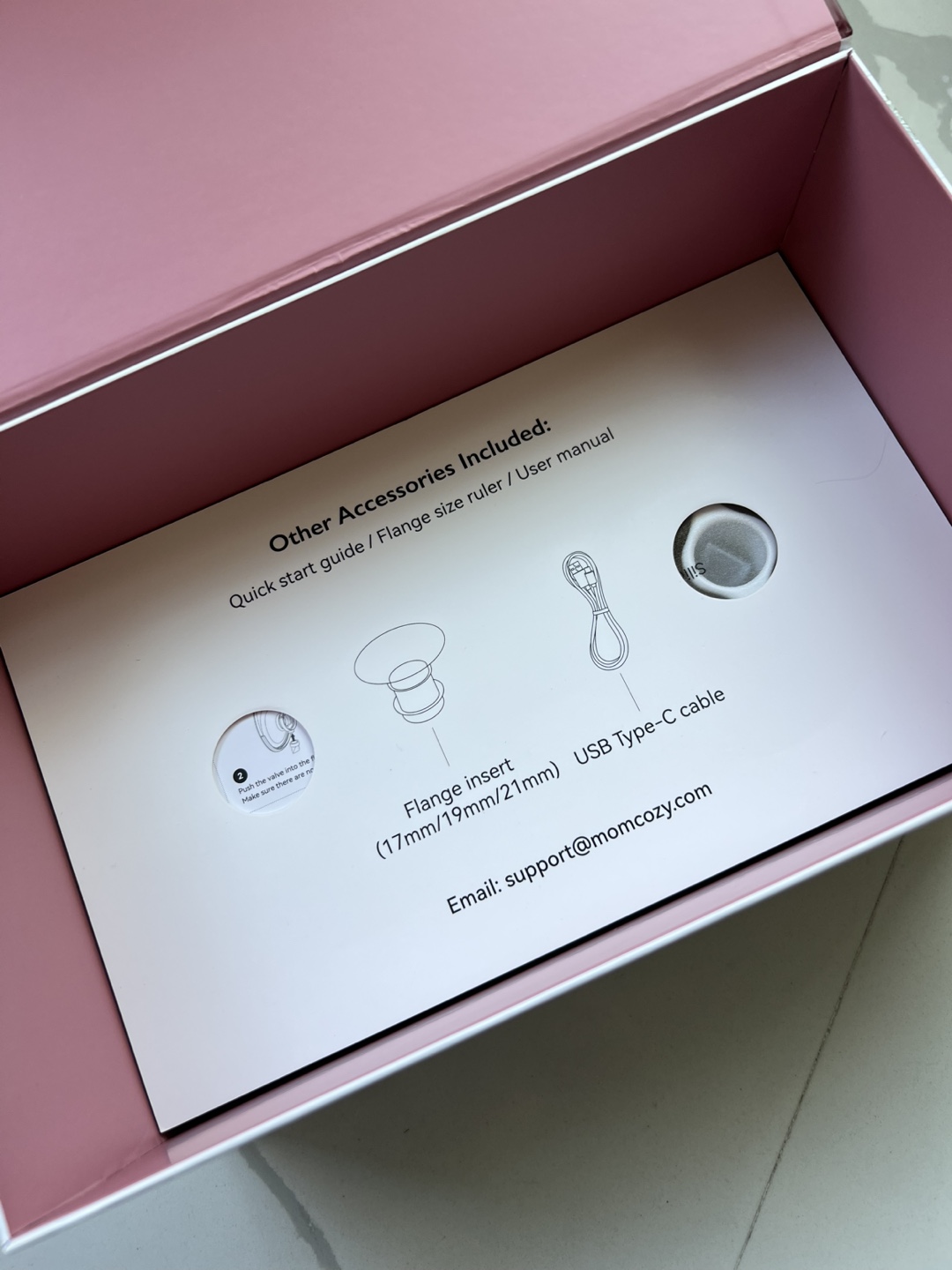 Momcozy M5 V Hands-Free Breast Pump - Double Electric - photo 3