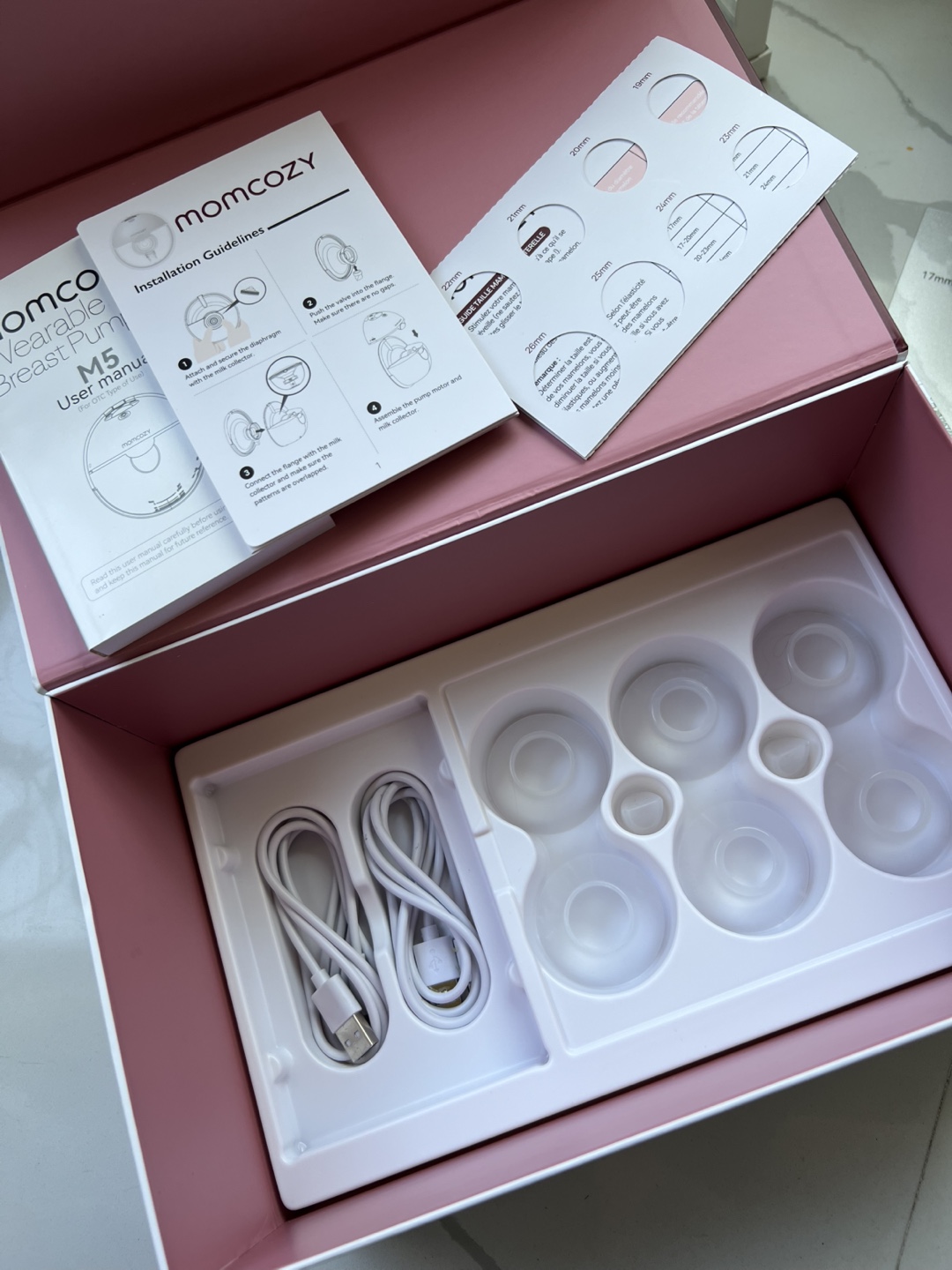 Momcozy M5 V Hands-Free Breast Pump - Double Electric - photo 4