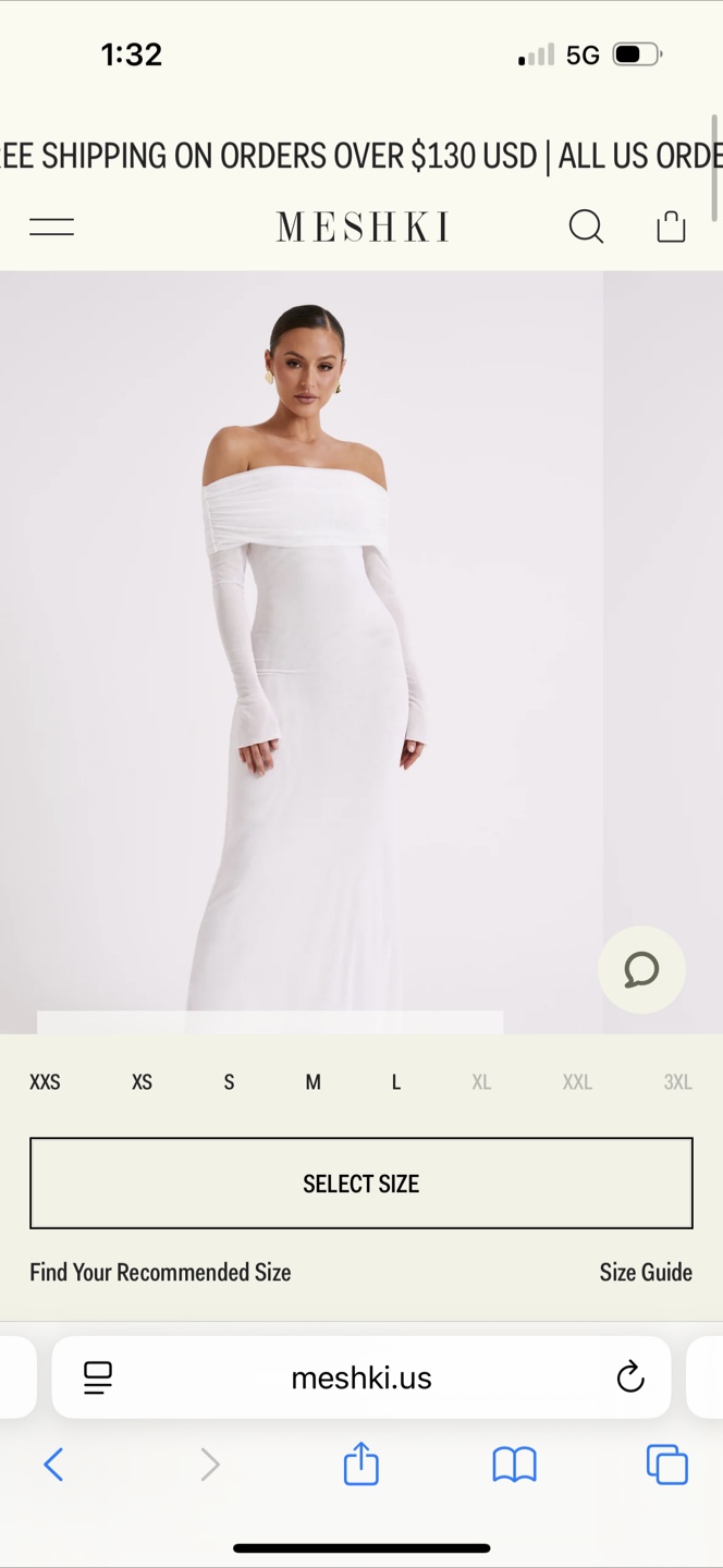 Meshki Off-the-Shoulder Maxi Dress