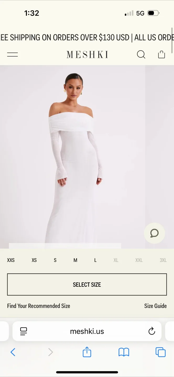 Meshki Off-the-Shoulder Maxi Dress thumbnail