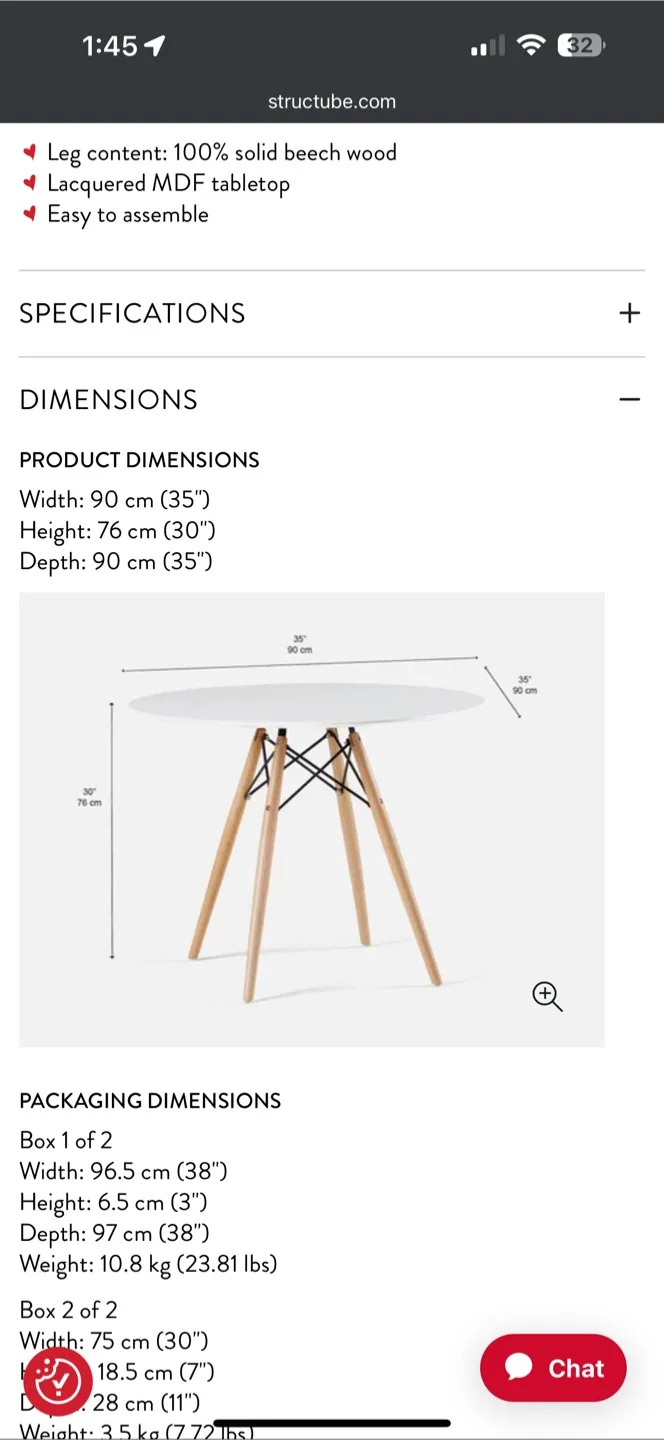 Dining Table Set – with 2 Baby Pink Velvet Chairs image indicator(7)