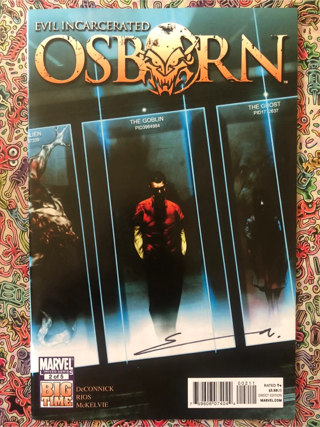 Osborn miniseries signed + variant + tattoos image indicator(3)