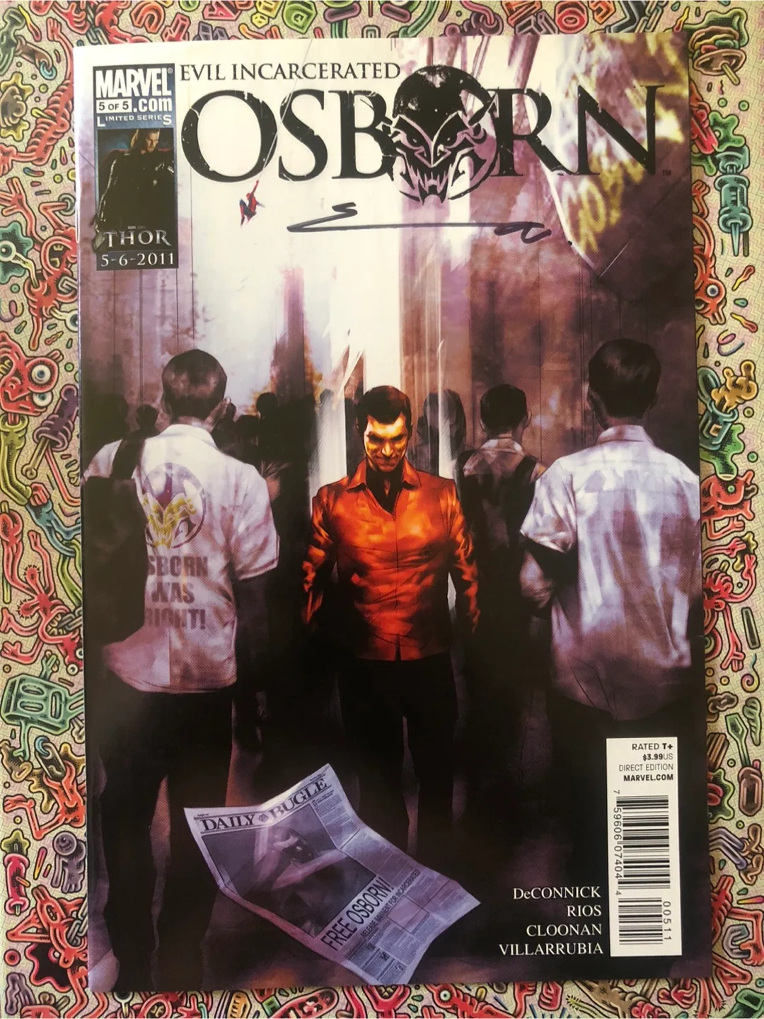 Osborn miniseries signed + variant + tattoos image indicator(6)