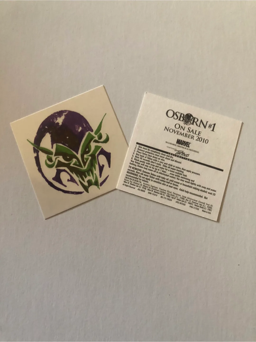Osborn miniseries signed + variant + tattoos image indicator(7)