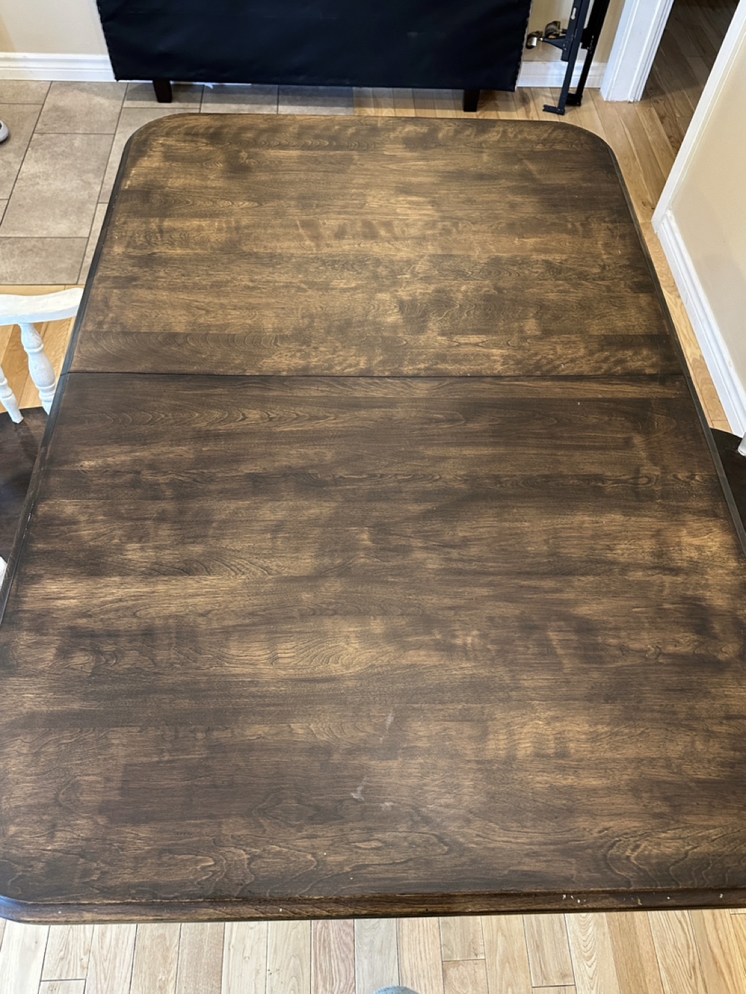 Two Tone Solid Wood Dining Table with 2 Chairs (CAN DELIVER) - photo 2