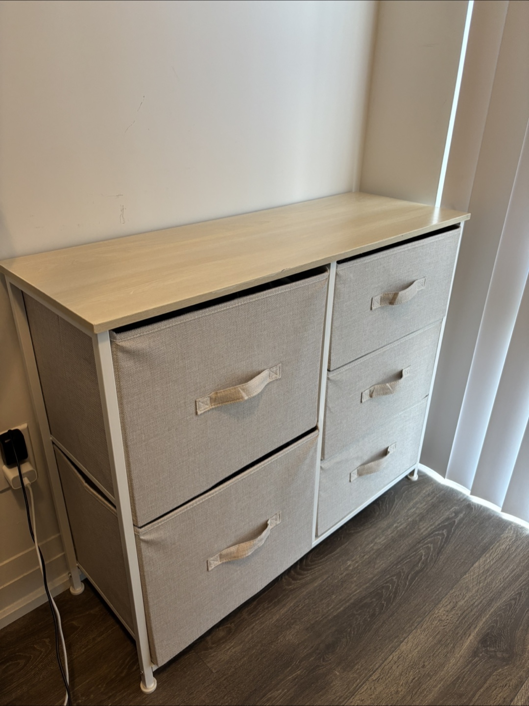 Five-Drawer Fabric Storage Organizer (Comes Assembled)