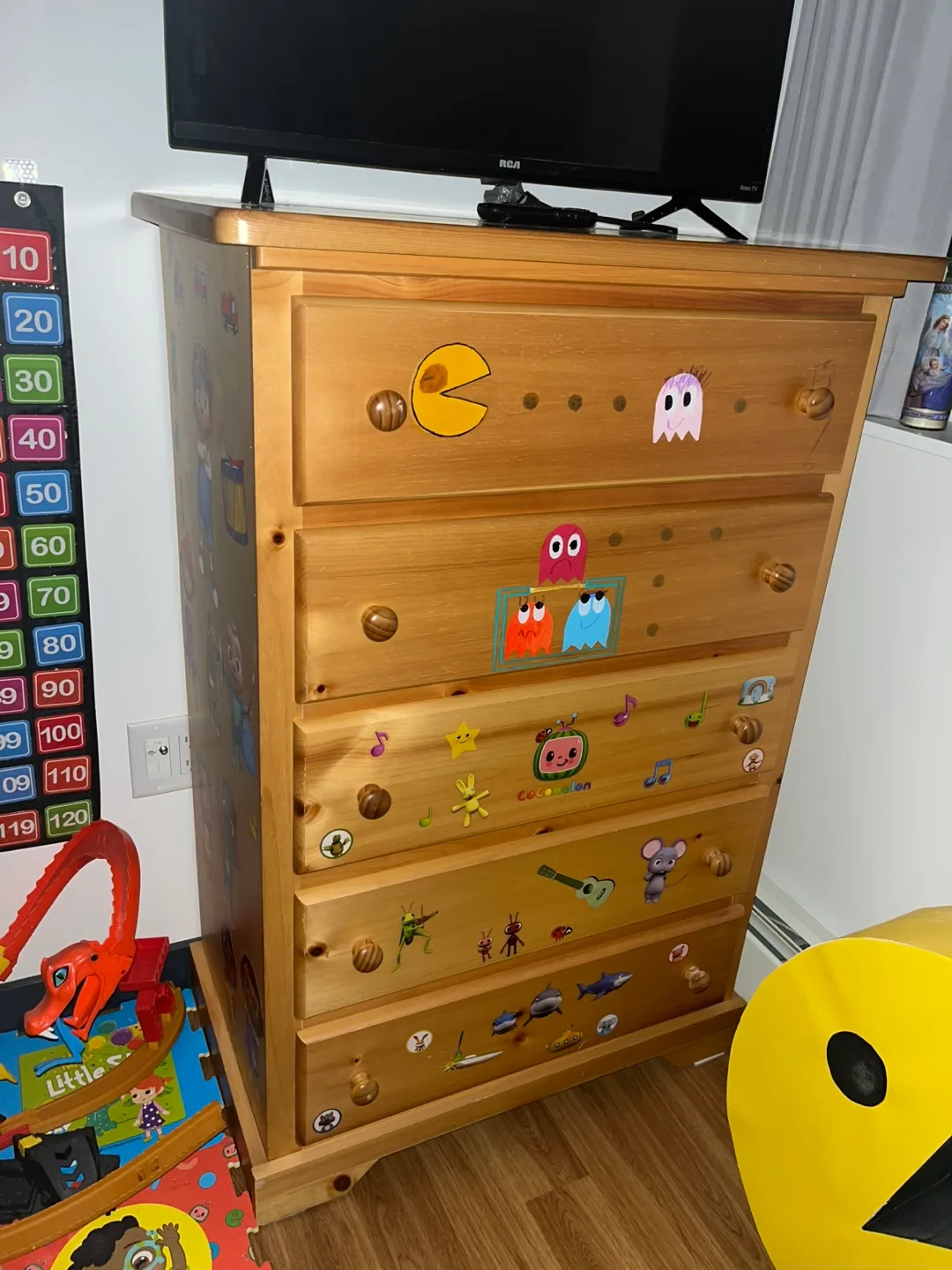 Kids' Wooden Chest of Drawers image indicator(2)
