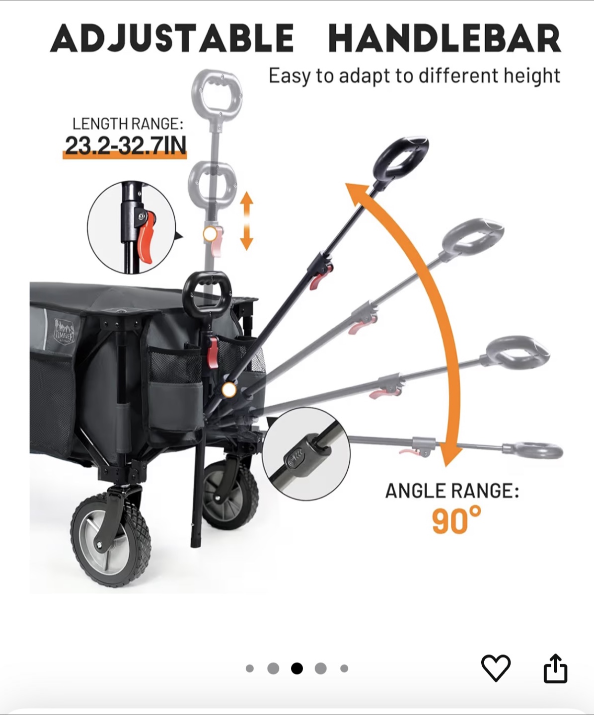 Timber Ridge Folding Outdoor Wagon - photo 5