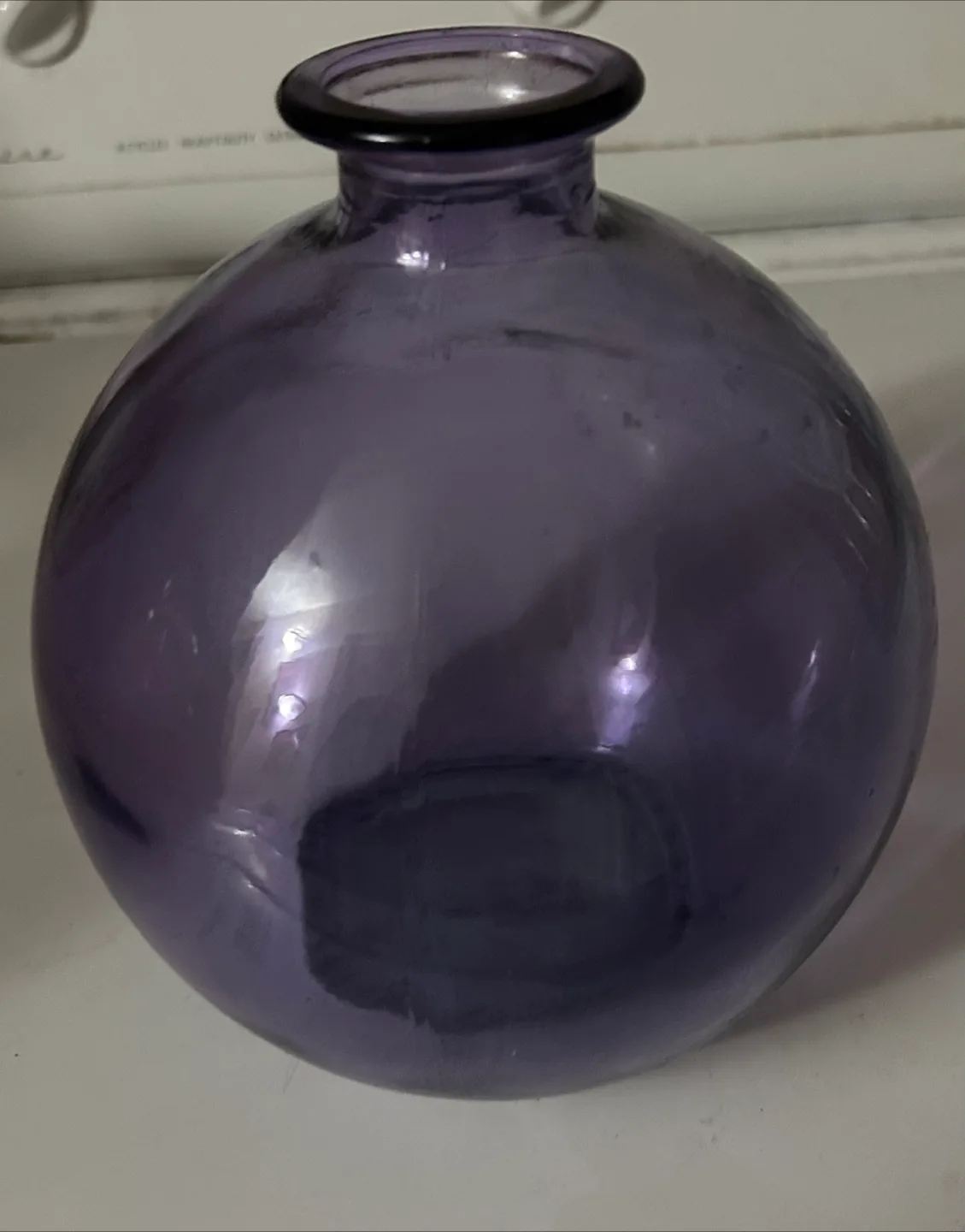 Purple Glass Vase 🏒 thumbnail