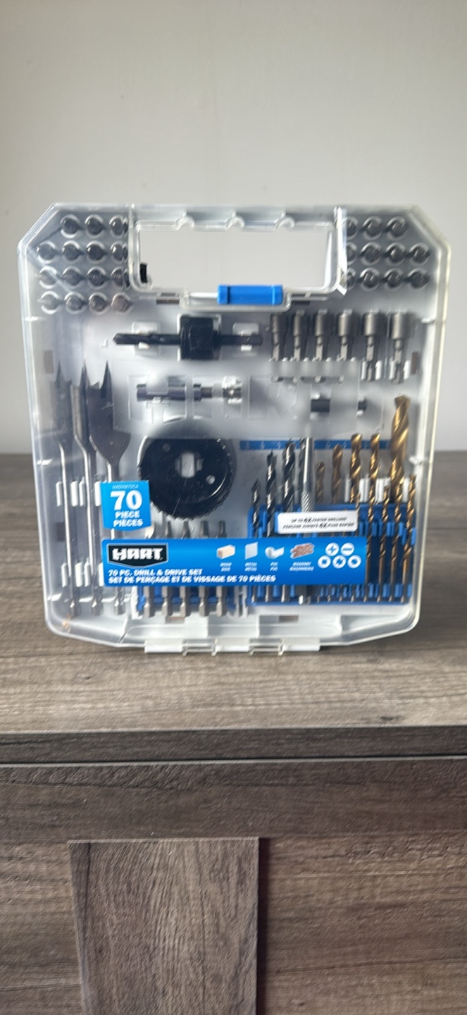 HART 70-Piece Drill and Driver Bit Set