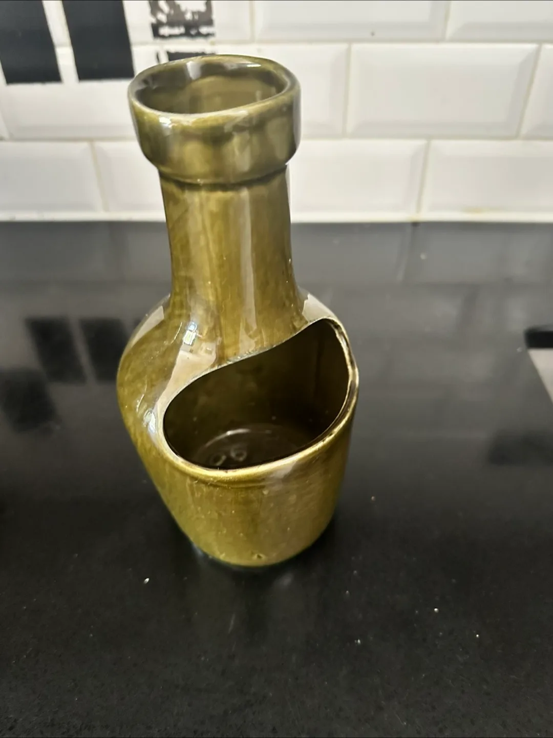 Vintage Ceramic Rum Bottle Planter image indicator(2)