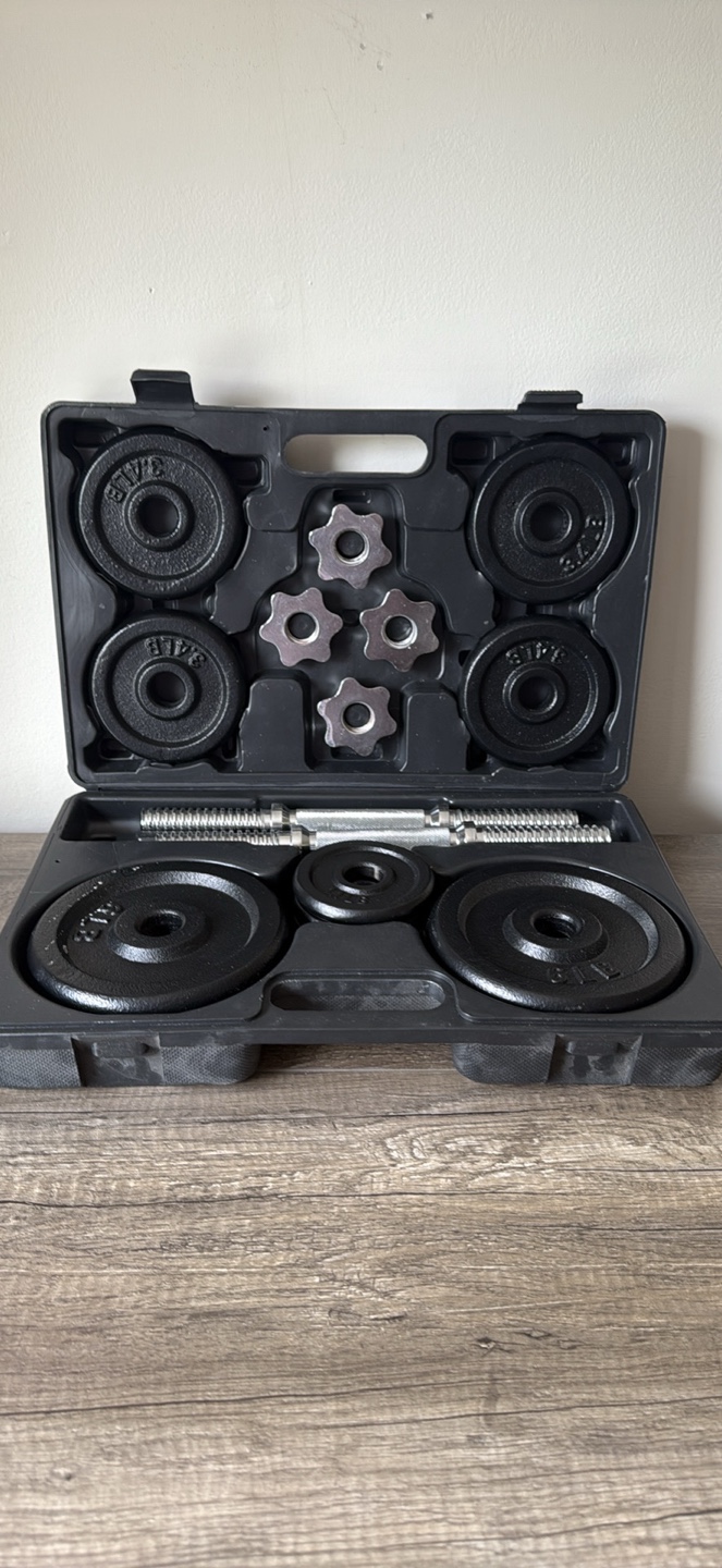 Energetics Adjustable Dumbbell Set - 50lb