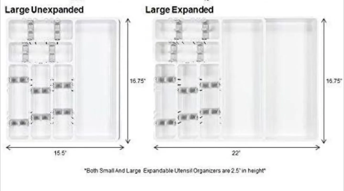 OXO Good Grips Large Expandable Utensil Tray image indicator(3)