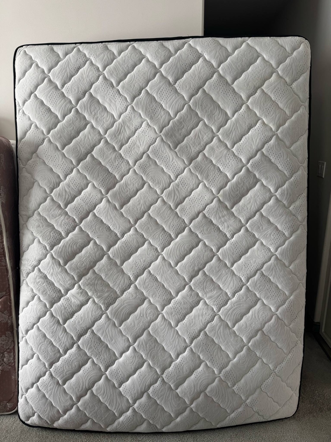 Queen Size Bed Frame, Mattress & Box Spring Set - photo 4