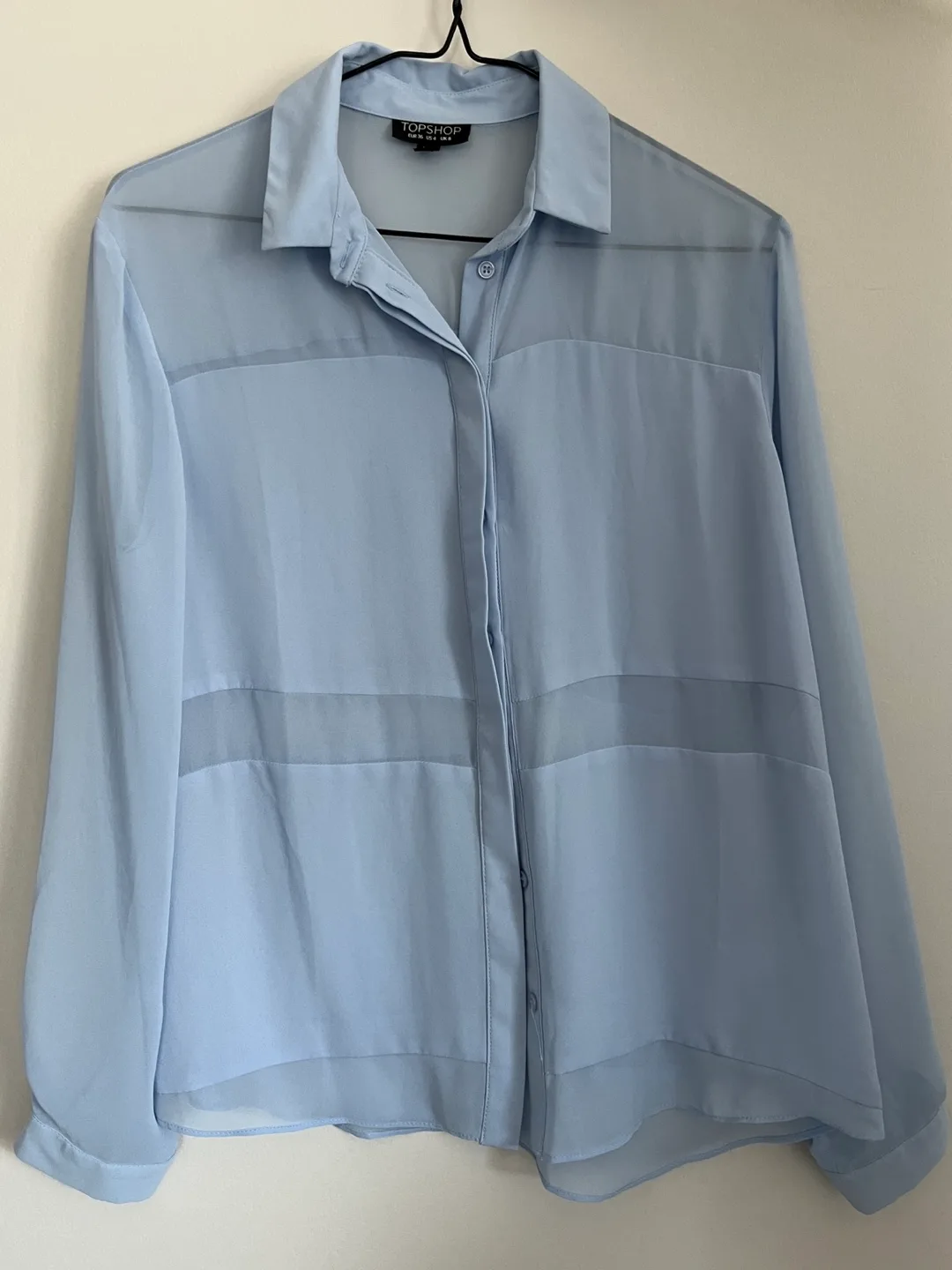 Light Blue Sheer Blouse thumbnail
