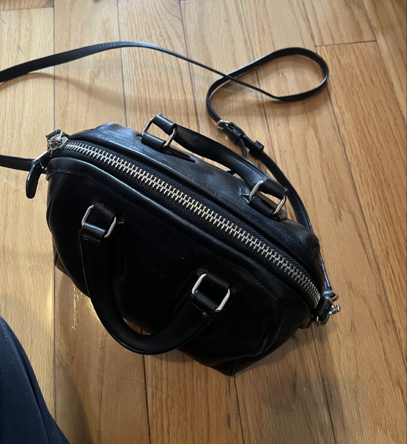 Coach Black Leather Mini Satchel