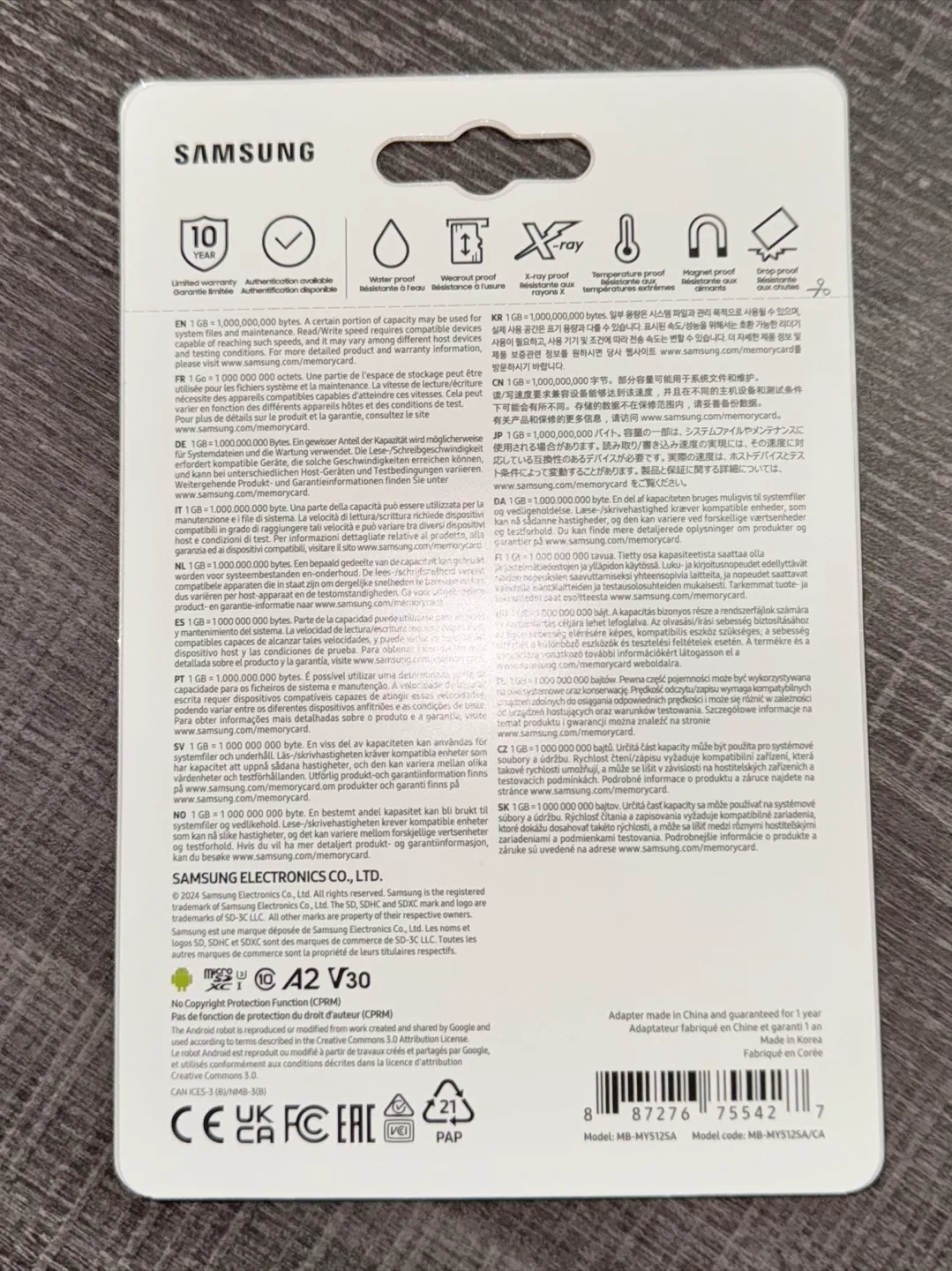 Samsung 512GB PRO Ultimate microSDXC Card with Adapter image indicator(2)