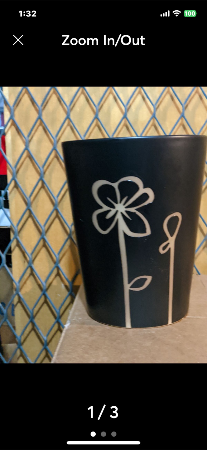 Brown Ceramic Flower Pot - photo 2