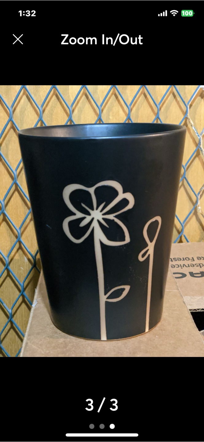 Brown Ceramic Flower Pot - photo 4