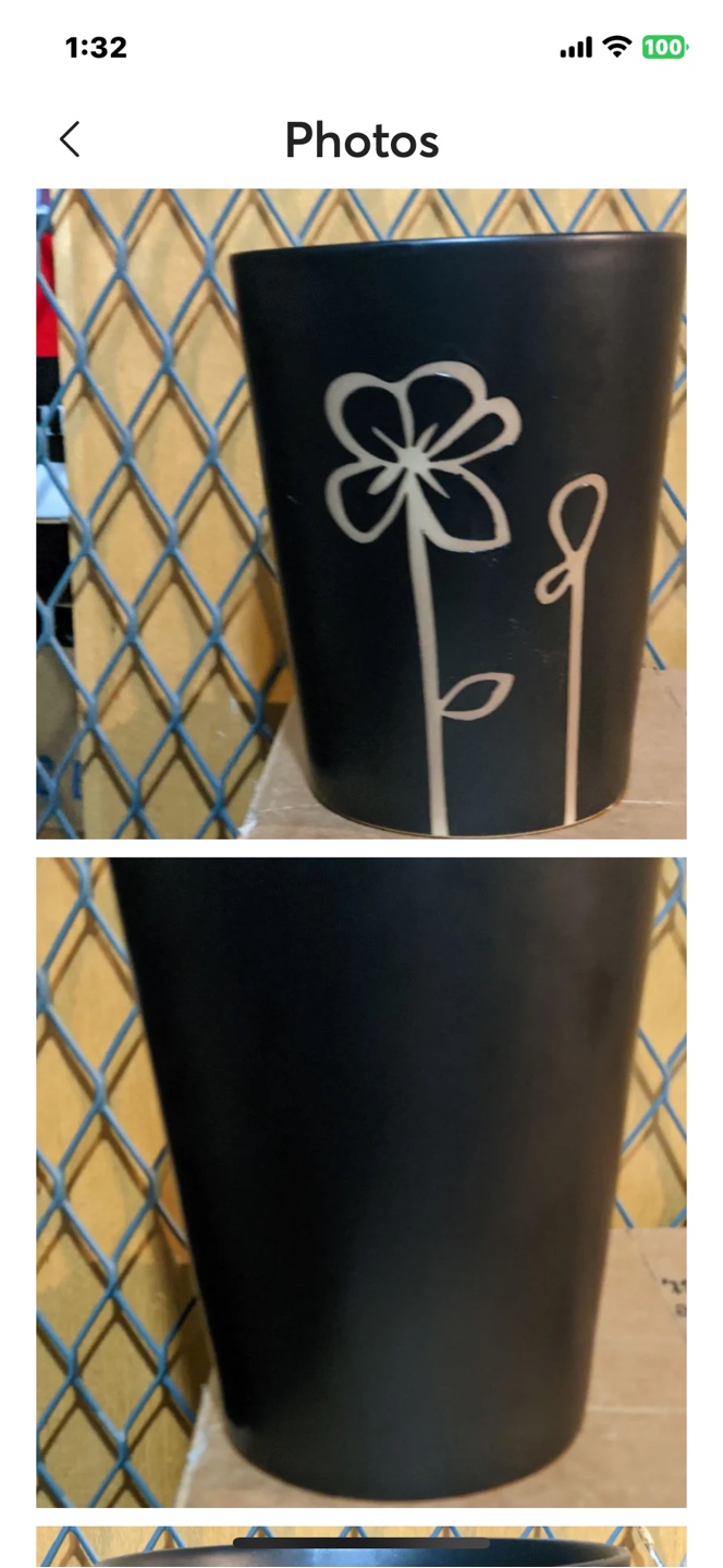 Brown Ceramic Flower Pot