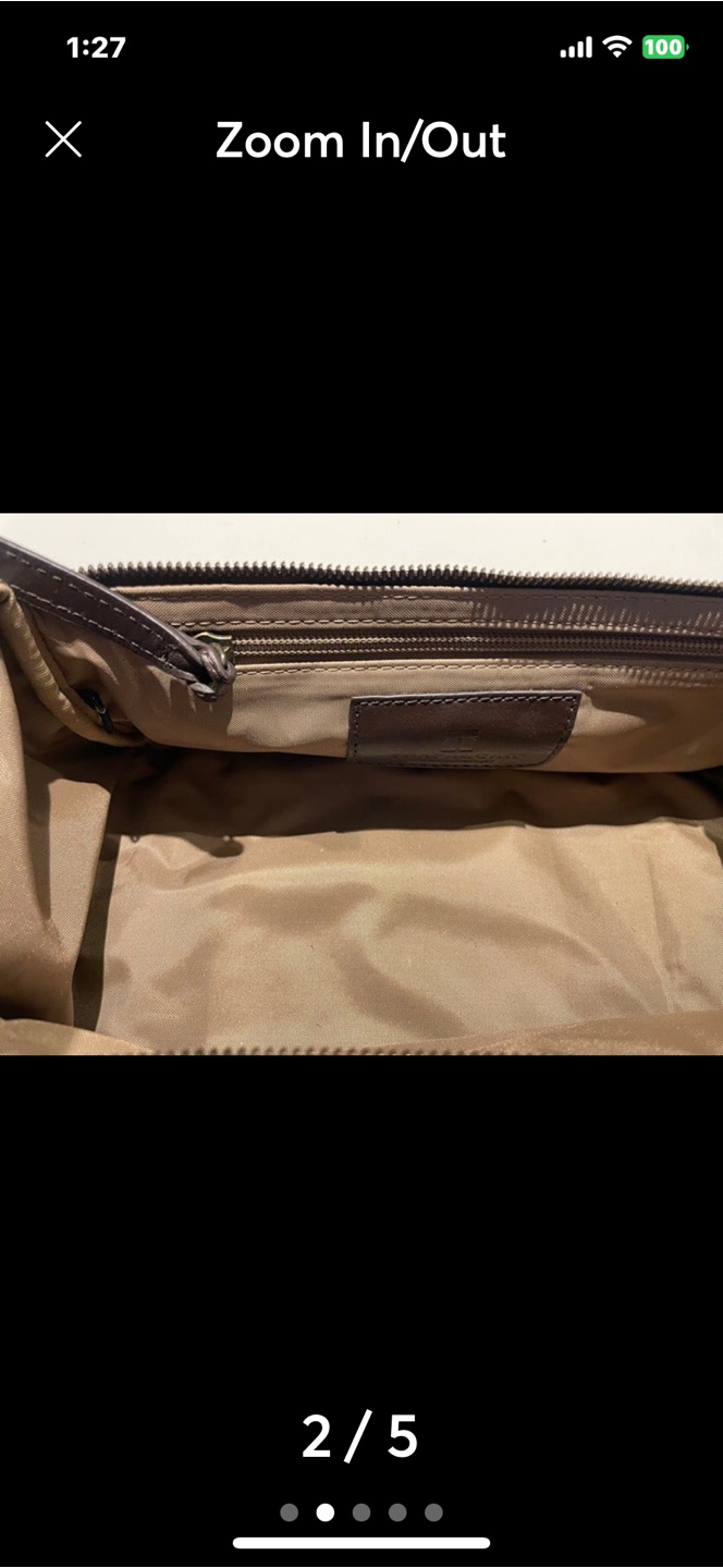 Brown Leather Travel Bag - photo 4