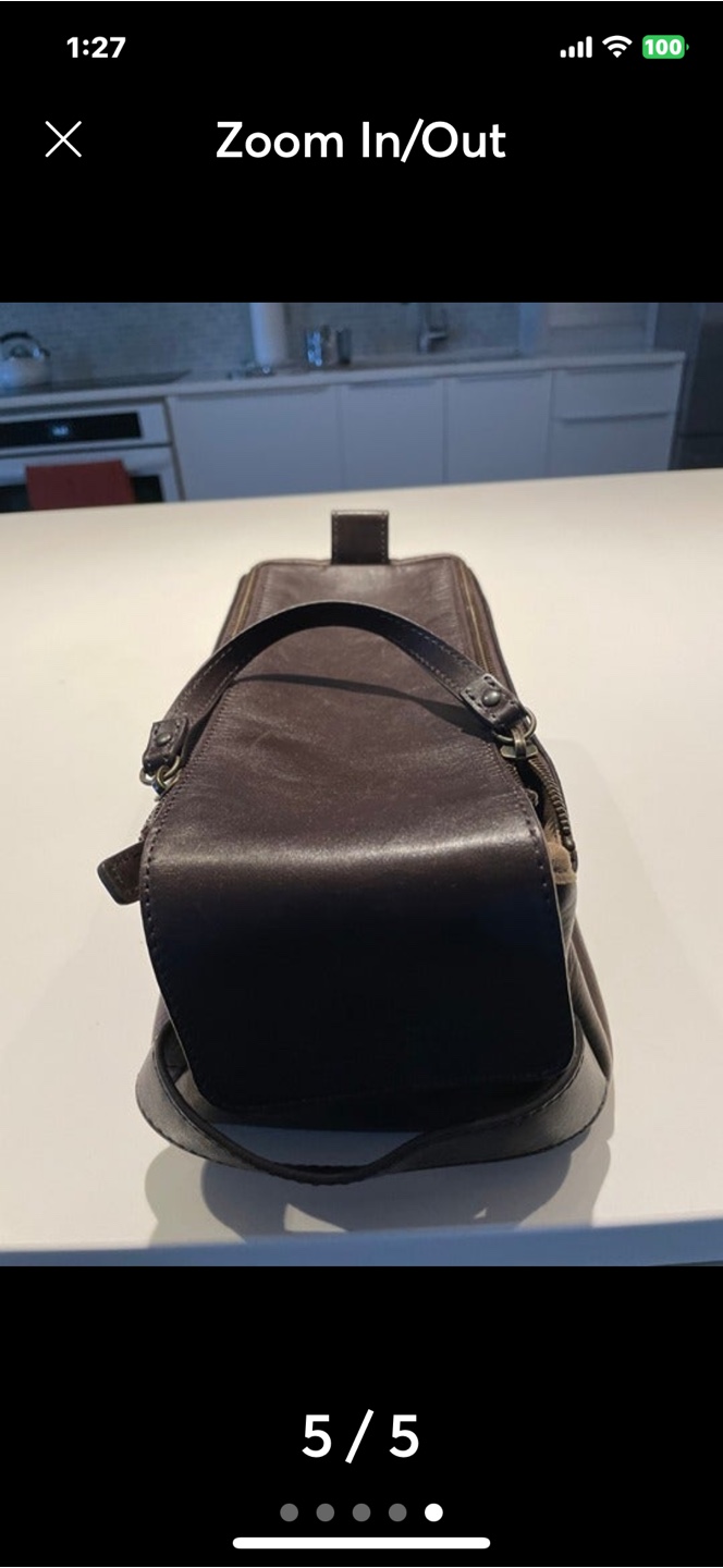Brown Leather Travel Bag - photo 5