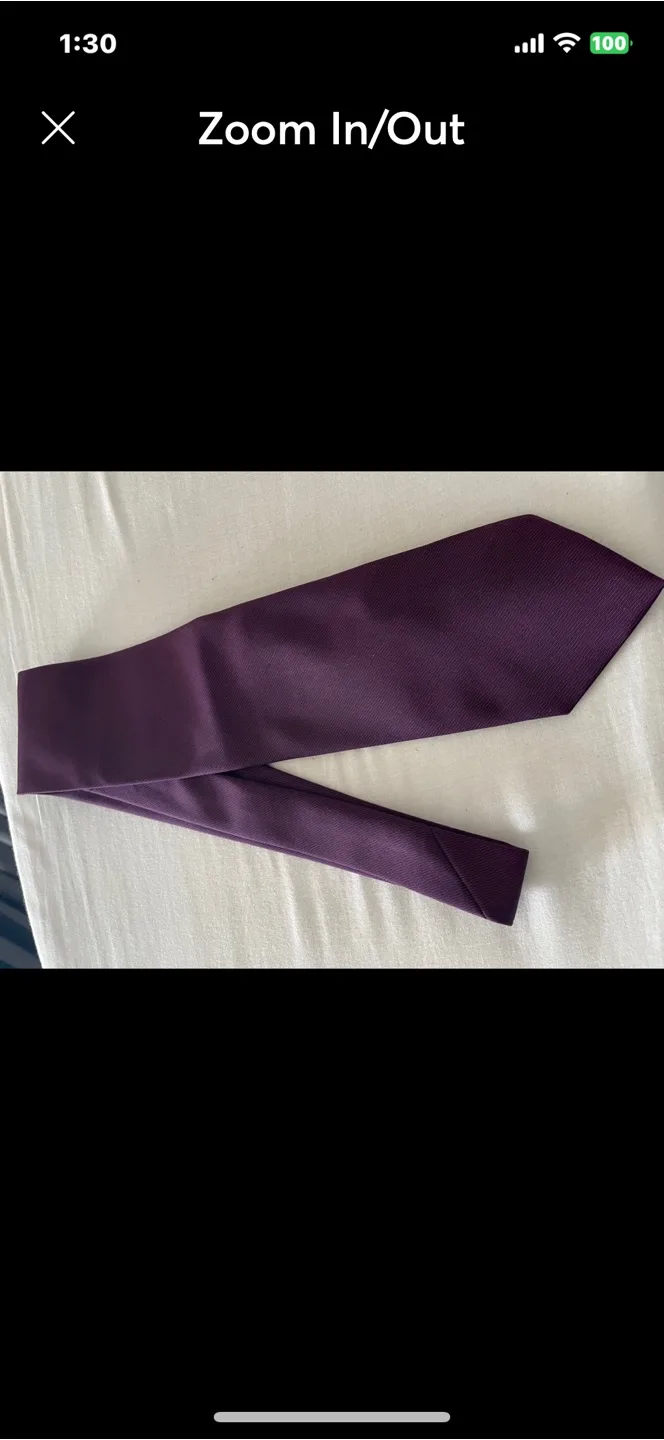 Men's Purple Necktie thumbnail