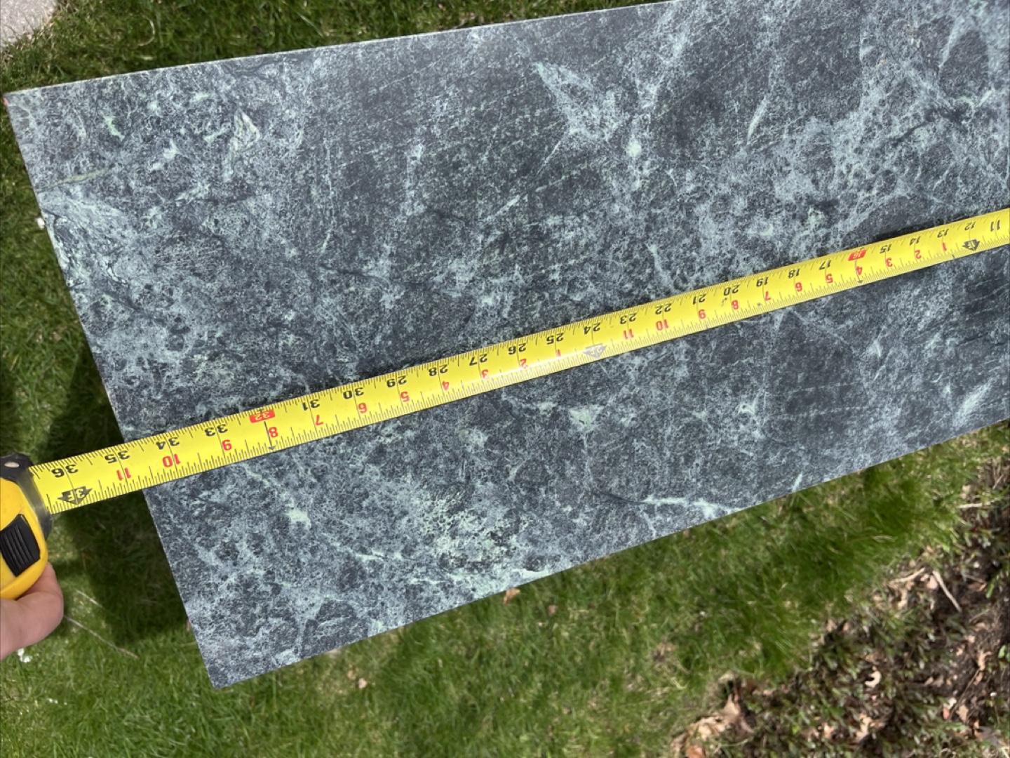 Entrance Table- green marble top - photo 3