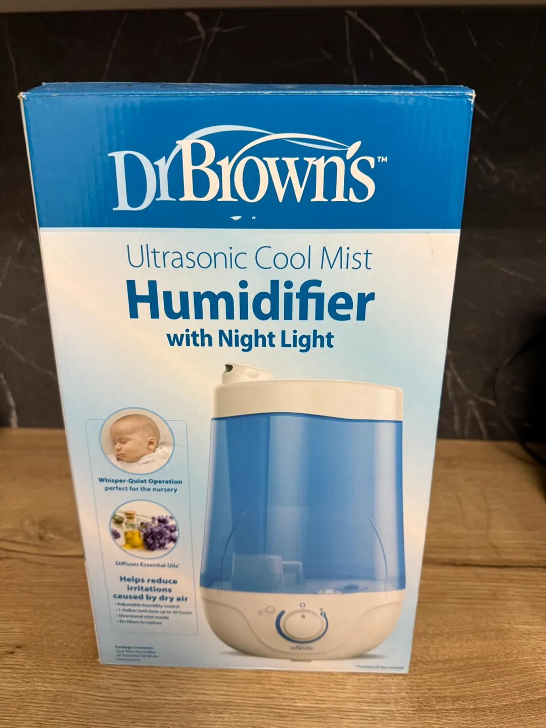 Dr. Brown's Ultrasonic Cool Mist Humidifier with Nightlight thumbnail