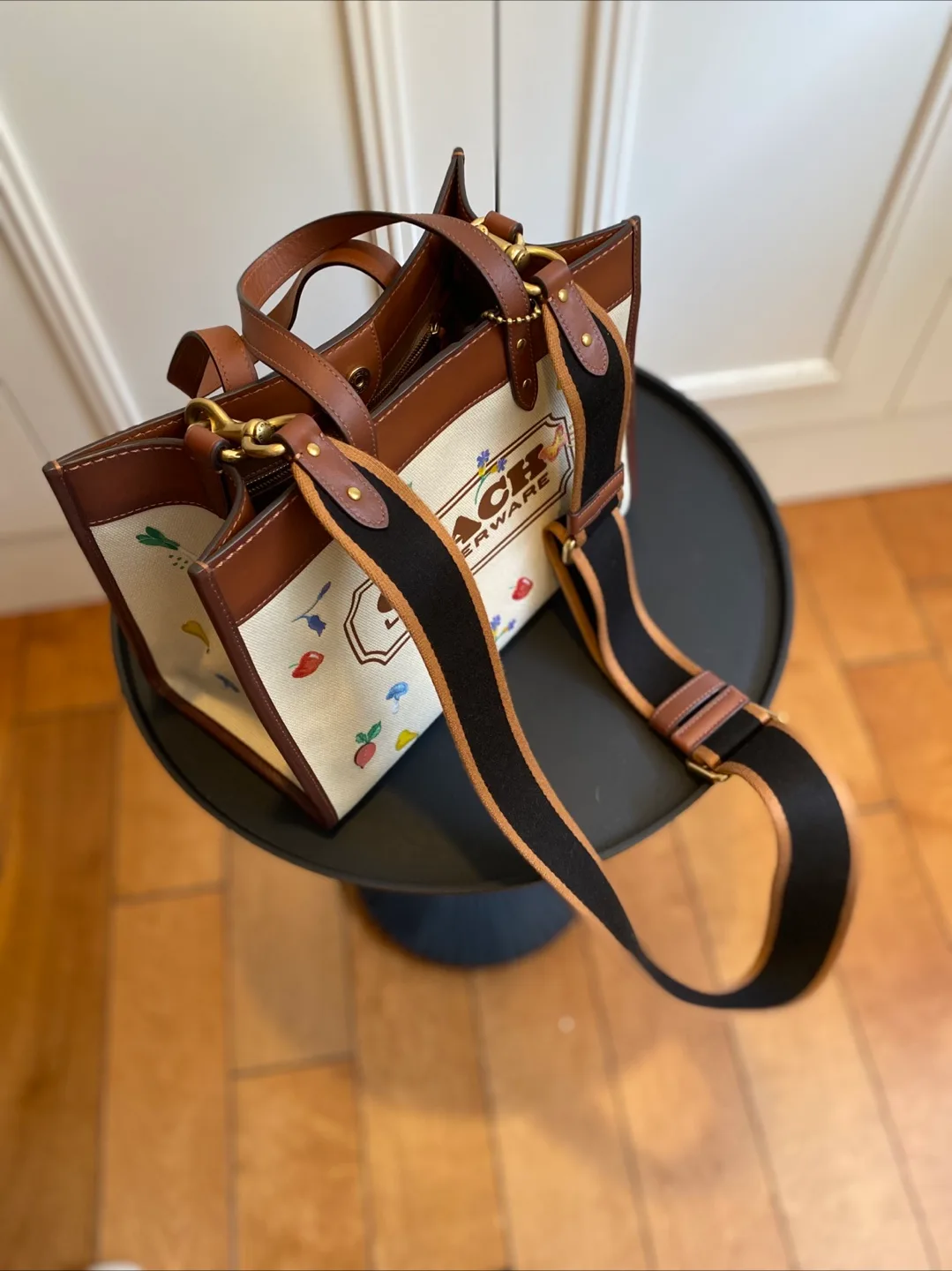 Coach Leatherware Tote Bag -  Floral & Produce Print image indicator(5)