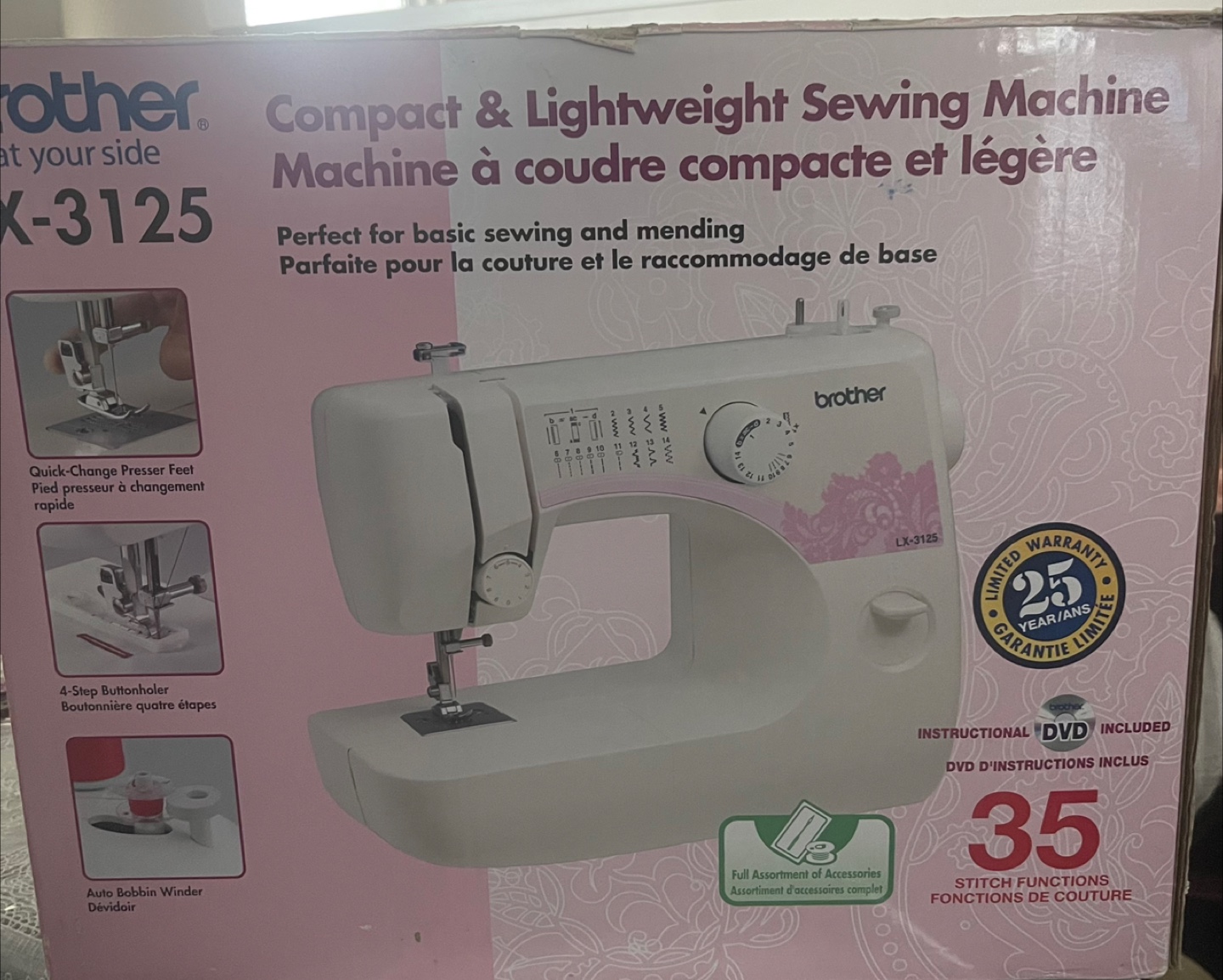Brother LX-3125 Compact Sewing Machine