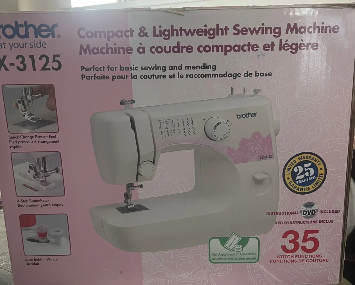 Brother LX-3125 Compact Sewing Machine thumbnail