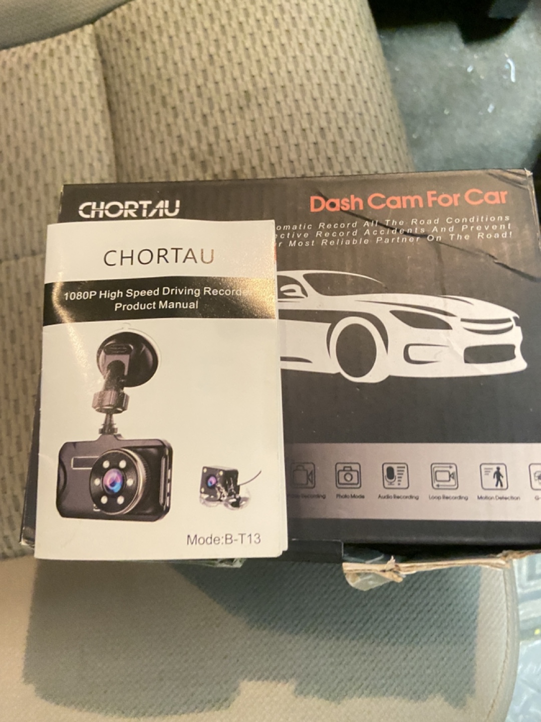 CHORTAU Dash Cam B-T13 1080P