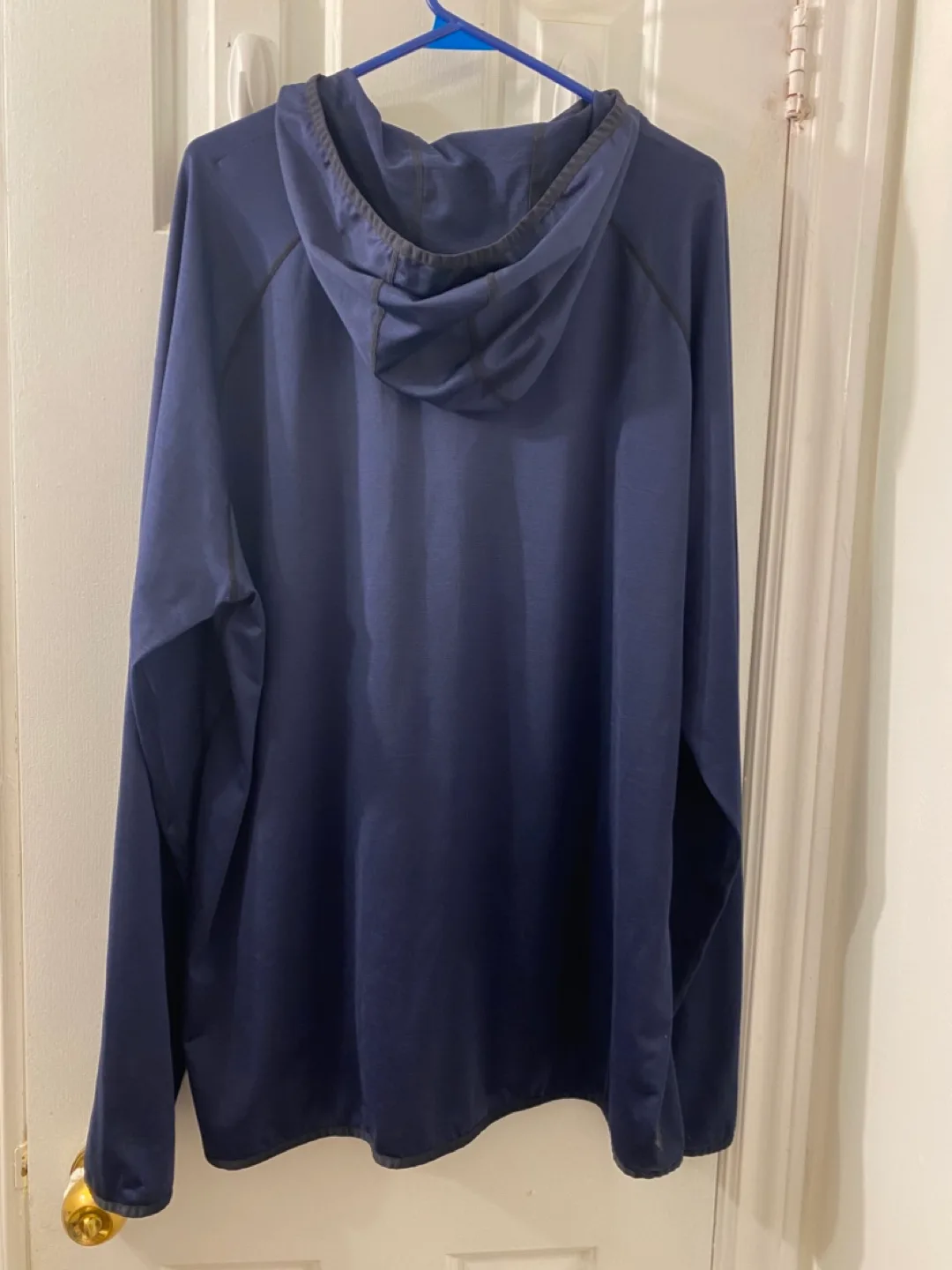 🏒Men's Toronto Maple Leafs Blue Pullover Quarter-Zip Top Hoodie image indicator(2)