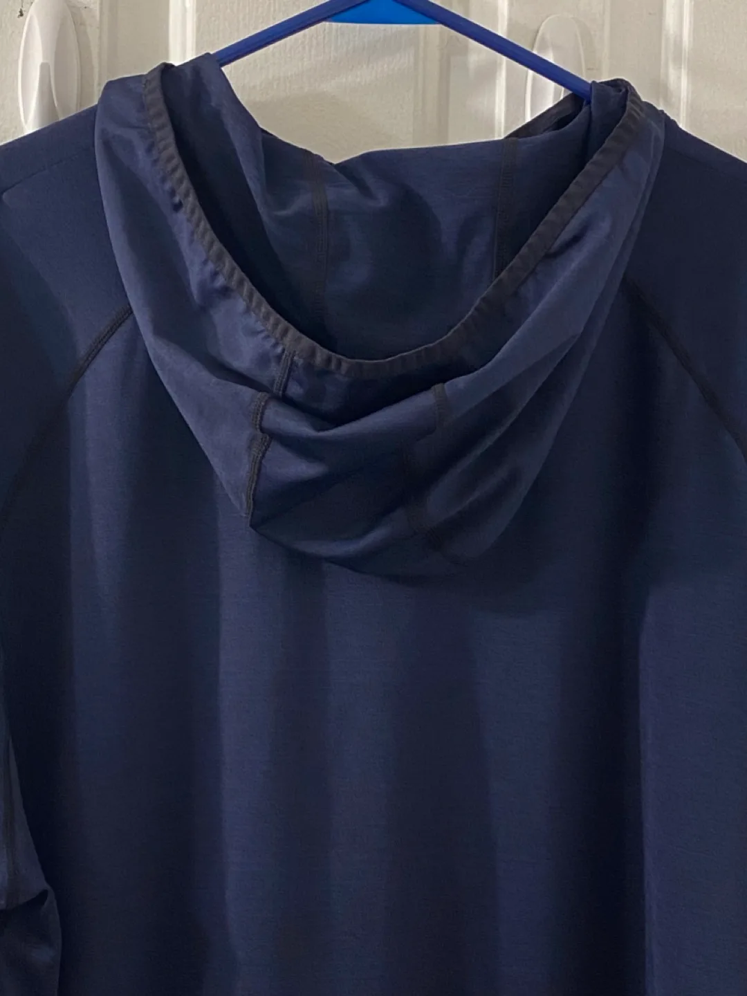 🏒Men's Toronto Maple Leafs Blue Pullover Quarter-Zip Top Hoodie image indicator(3)