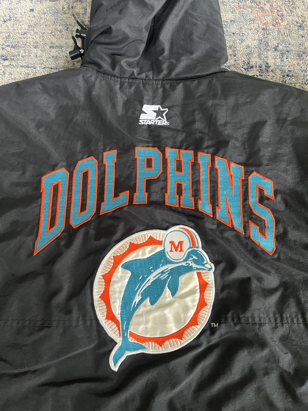 Vintage Starter Miami Dolphins Hooded Puffer Jacket - photo 5